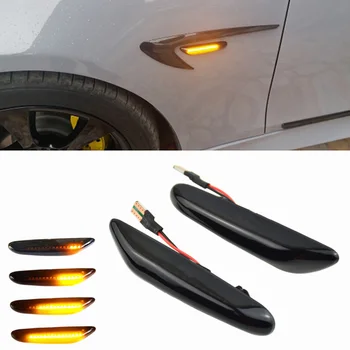 

2 Pcs Dynamic LED Fender Light Side Marker For BMW1 3 5 Series E81 E90 E91 E60 E61 E46 High Quality And New Car LED Lights