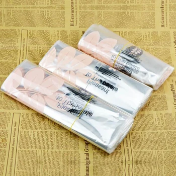 

Transparent Dessert Snack Food Bag Fragrance And Refreshing Bread Bag Baking Packaging Cookie Bag Cake Bread Bag 100PCS/Pack