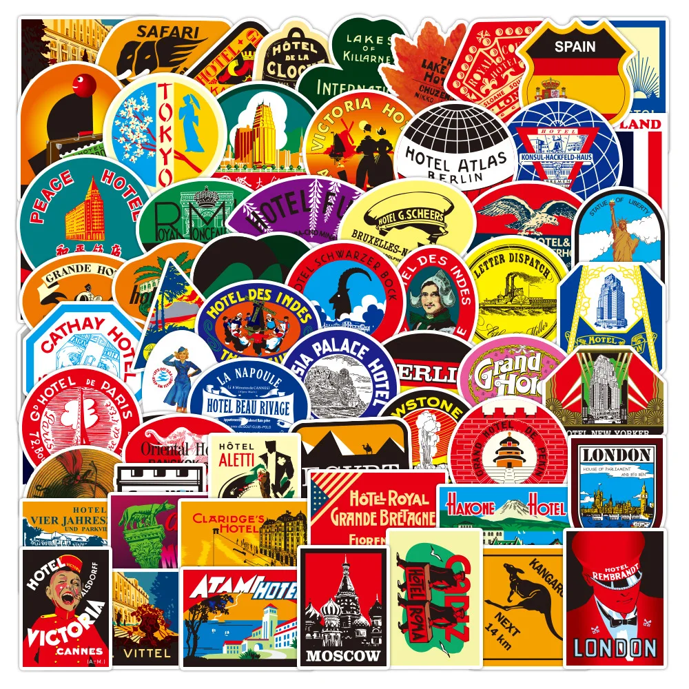 10/30/50PCS Outdoor Travel Stickers Water Cup Luggage Notebook Refrigerator Guitar Skateboard Sticker Wholesale 10/30/50PCS Outdoor Travel Stickers Water Cup Luggage Notebook Refrigerator Guitar Skateboard Sticker Wholesale