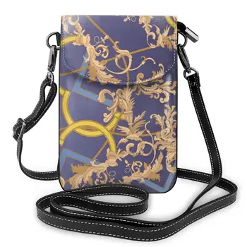 

NOISYDESIGNS Women Mobile Phone Bag 2020 New Messenger Bags Lady Purses Golden Vintage Small Phone Bag Mini Bags Gradient Color