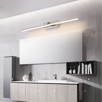 

Modern LED Mirror light Bathroom warm white /white washroom Front mirror lamp fixtures makeup mirror light 90-260V Chrome/Gold
