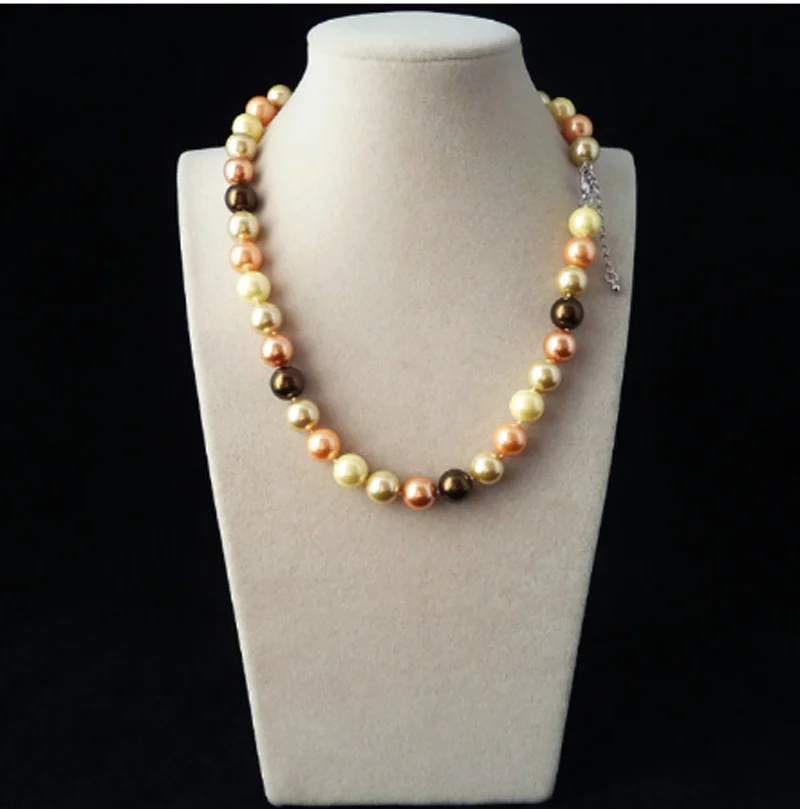 

Ms. 8MM color boutique Necklace-FEWRTFT shell pearl