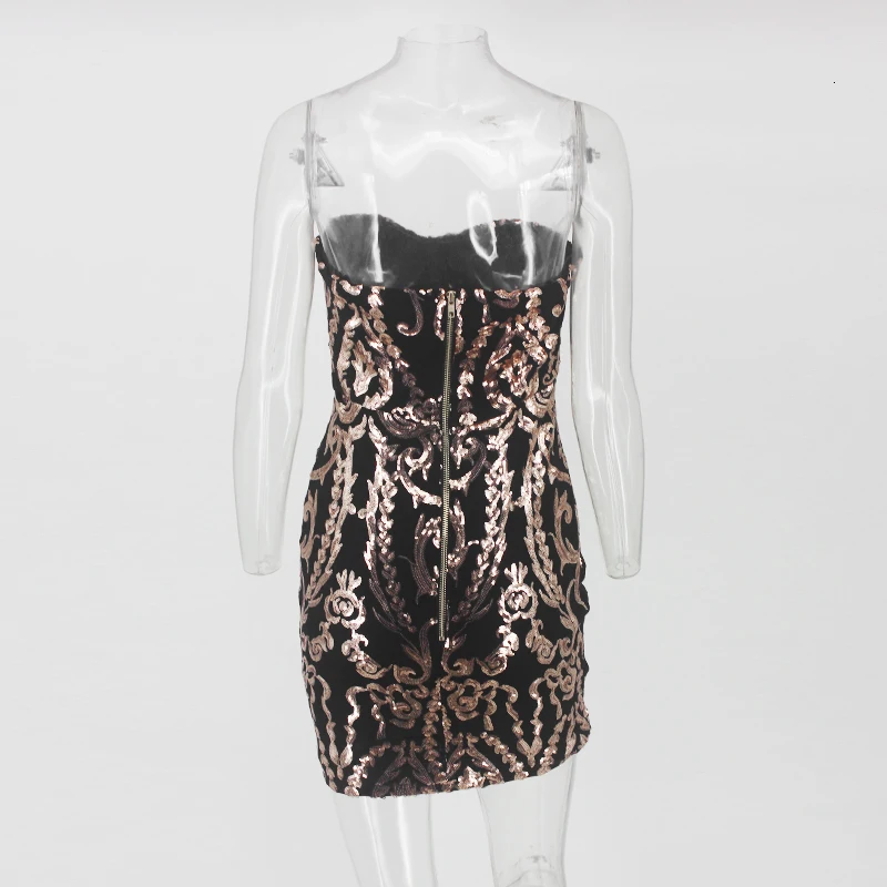 Feditch однотонное черно-белое Бандажное платье для женщин, с блестками, с открытыми плечами, с v-образным вырезом, сексуальные платья для девушек, для летней вечеринки, vestido de festa