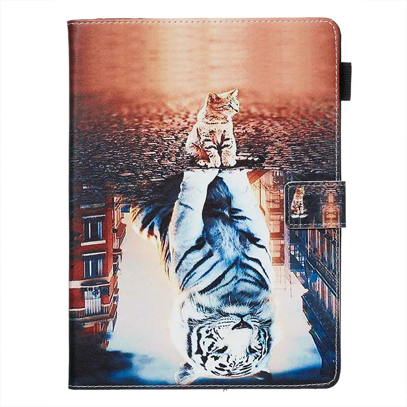 Wekays Coque для Amazon HD 8 HD8 8," мультяшный кожаный смарт-чехол для Amazon Kindle Fire HD8 HD 8 чехол для телефона