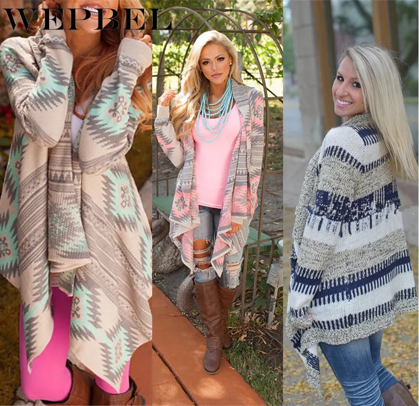 WEPBEL Womens Clothes Cadrdigan Sweaters For Women Loose Sexy Oversized Cardigan Women Chothing Shrug Tops