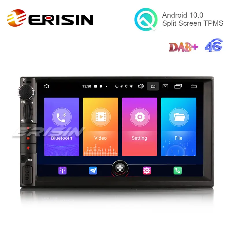 Erisin 2749 7 &quot2 Din Android 10 0 автомобильное стерео WiFi SWC OBD TPMS DAB + CarPlay 4G Bluetooth для Nissan