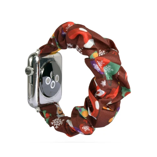 Обтянутая тканью; эластичный ремешок для наручных часов Apple Watch 38 мм/40 мм/42 мм/44 мм наручных часов iwatch серии 5/4/3/2/1 браслет наручный ремень аксессуары - Цвет ремешка: 39