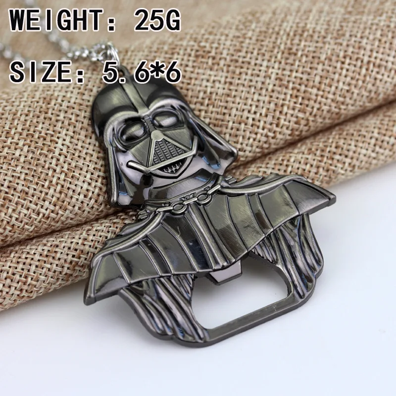 

Darth Vader Bottle Opener Alloy Beer Bottle Opener Keychain Jewelry Toy High Quality Openers For Kitchen Tools