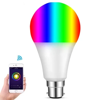 

9W E27/B22/E26 WiFi Smart Light Bulb LED Lamp App Operate Alexa Google Assistant Voice Control Smart Lamp Led Night Light