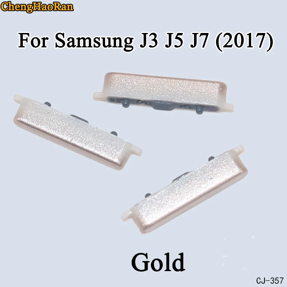ChengHaoRan 1 комплект для Samsung Galaxy J3 J5 J7() на 5 на 7 Телефонов Корпус рамка кнопка регулировки громкости боковой ключ