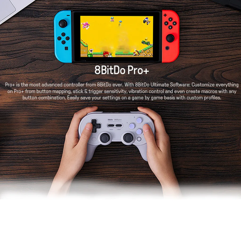 SN30 Pro+ беспроводной Bluetooth геймпад для NS switch настроить игры Удобный дизайн Профессиональный геймпад