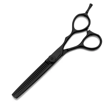 

2PCS Haircut Scissor Professional Hairdressing Thinning Scissor Shears for Barber Salon (1PC Serrated Scissor and Straight Sciss