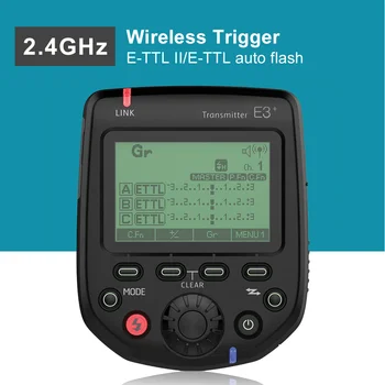 

AODELAN E3+ Flash Trigger 1D X Mark II / 1Ds Mark III for Canon 600EX-RT, 600EX II-RT, 430EXIII-RT, Replaces Canon ST-E3-RT