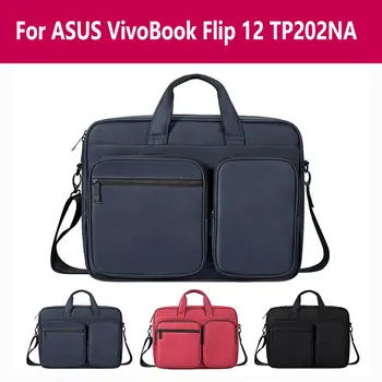 

Waterproof Laptop Briefcase 17.3 15.6 14 Handbag Case Women man Shoulder Bags For Asus Vivobook Flip 12 Tp202na