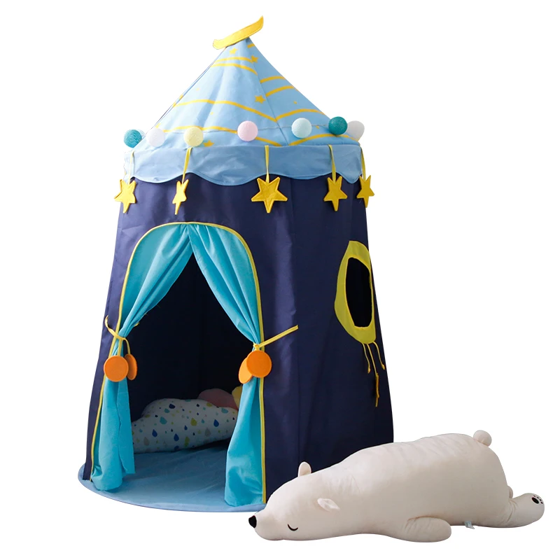 Детская палатка складной замок крытый открытый детская игровая детский игровой