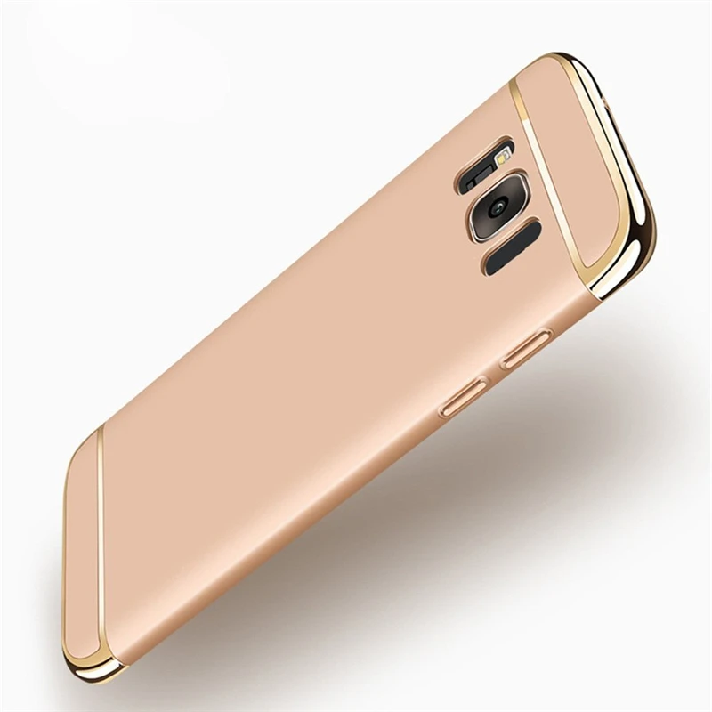 Роскошный чехол 3 в 1 для samsung Galaxy S6 S7 Edge S8 S9 S10 Plus жесткий чехол для samsung Galaxy Note 8 9