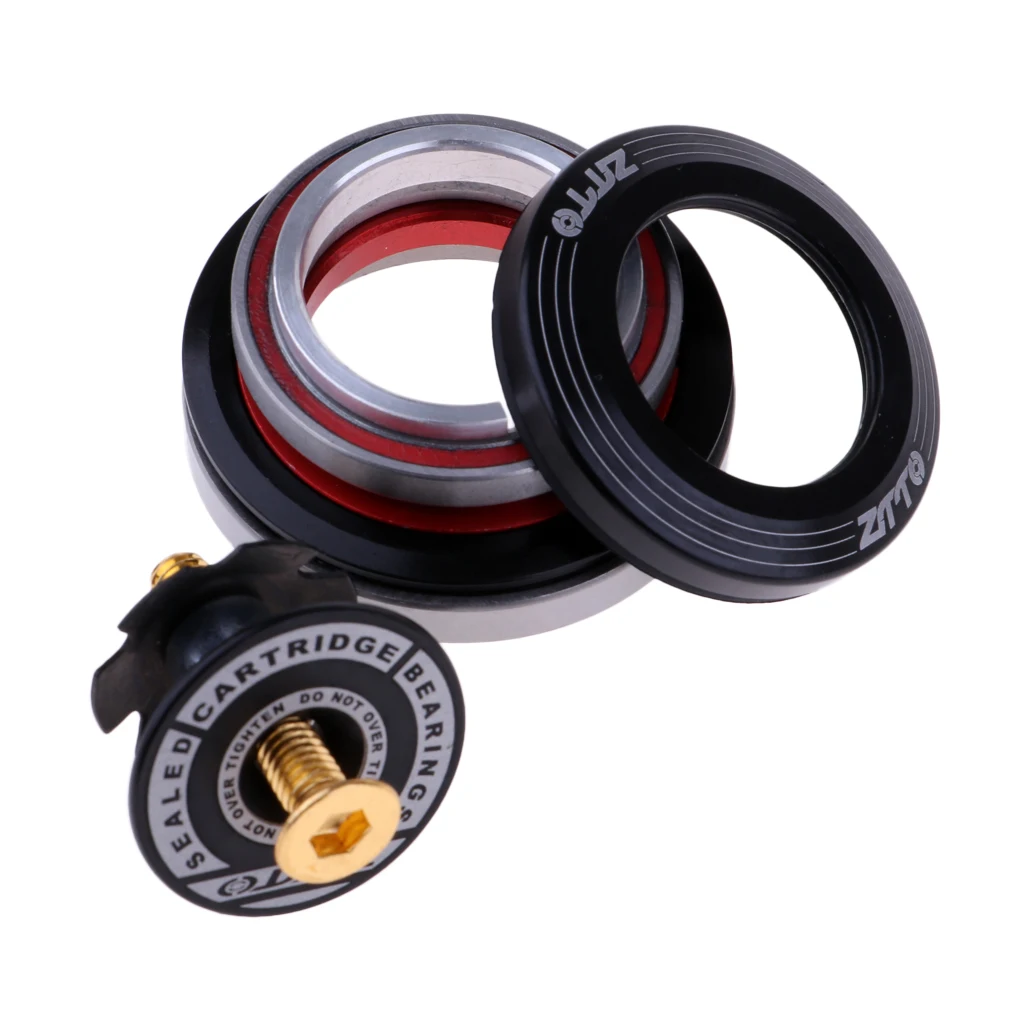 Lightweight Bike External Headsets with Sealed Cartridge Bearings 1 1/8''1 1/2'' Bicycle Parts Accessories