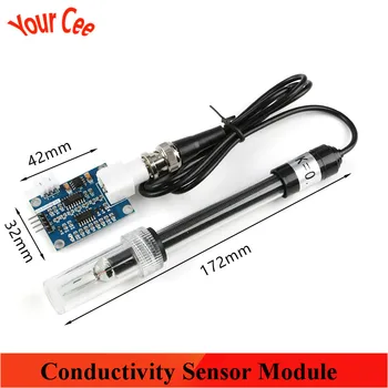 

Conductivity Sensor Module Solution Water Quality Detection Suitable For ARDUINO 51/STM32 Water Conductivity Module