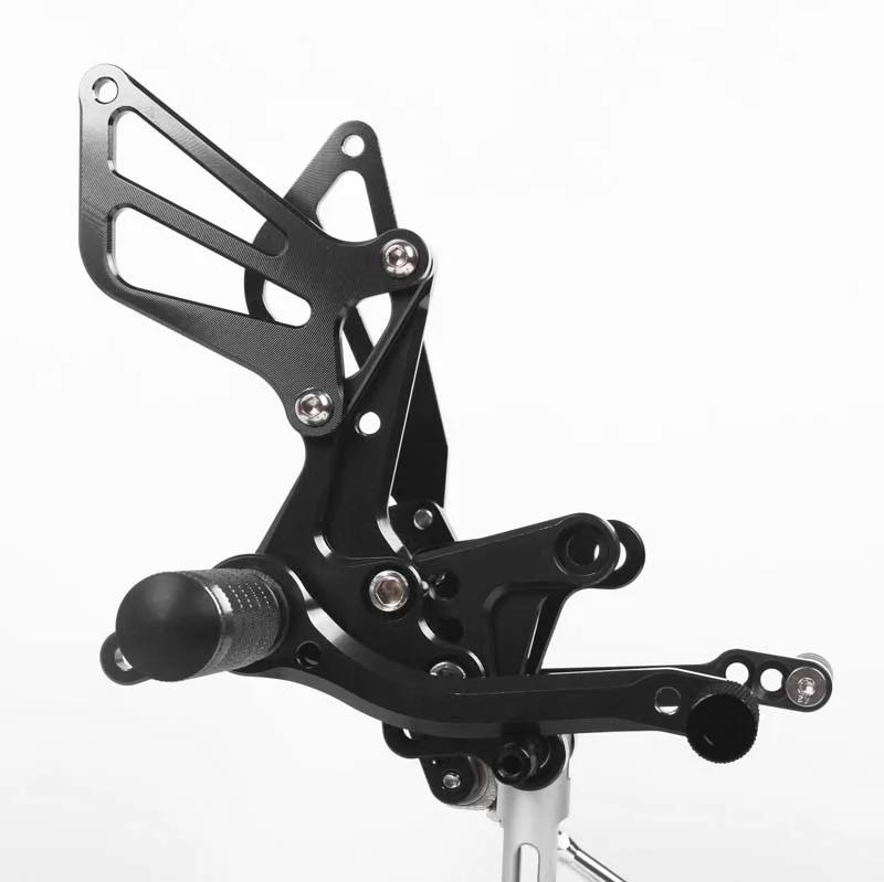 SMOK педаль мотоцикла для Suzuki GSXR1000 2000 2001 2002 2003 2004 Красный Черный алюминиевый сплав Rearset подножки стояк