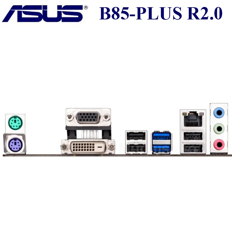 Asztali Alaplap Asus B85-Plus R2.0 Socket Lga 1150 I7 I5 I3 Ddr3 Sata3  Usb3.0 Atx Mainboard Pc – BOLTO.hu