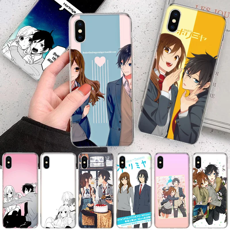 Horimiyaアニメ電話ケースiphone 14 11 12 13プロマックスxr X Xsミニ8 7プラス6 6s Se 5 5sソフトfundas Coqueシェルカバー 電話用緩衝材 Aliexpress