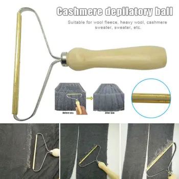 

Portable Wooden Cashmere Sweater Lint Remover Clothes Fuzz Trimmer Shaver No Damage To Fabric