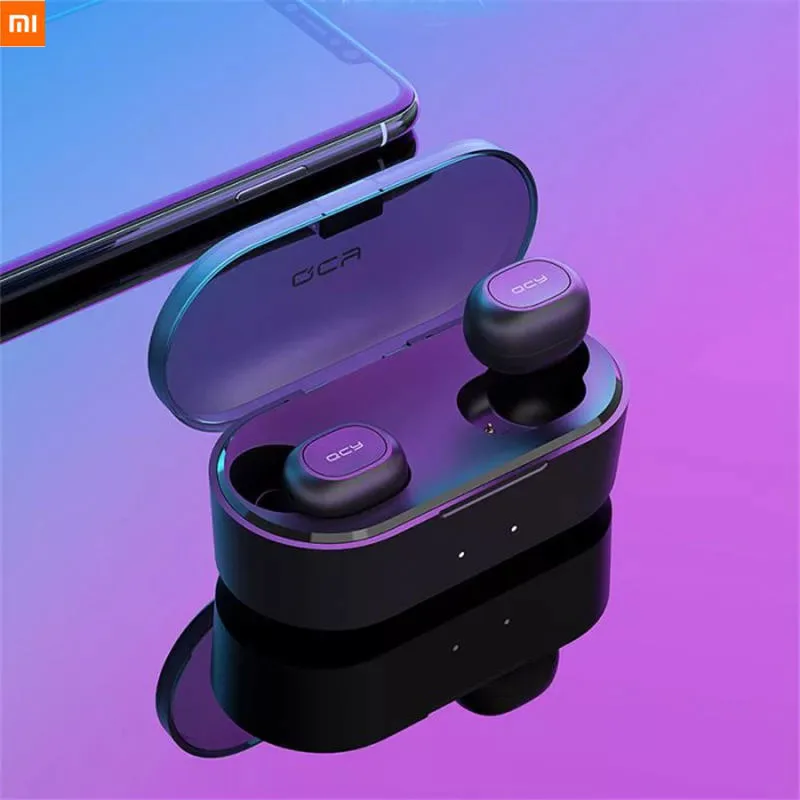 Xiaomi T1S Dual V5.0 беспроводные наушники Bluetooth наушники 3D стерео звук наушники двойной микрофон с зарядным устройством