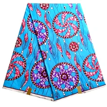 Африканская настоящая голландская восковая Ткань 6 ярдов Анкара Африканский настоящий высококачественный настоящий восковый принт полиэфирная ткань