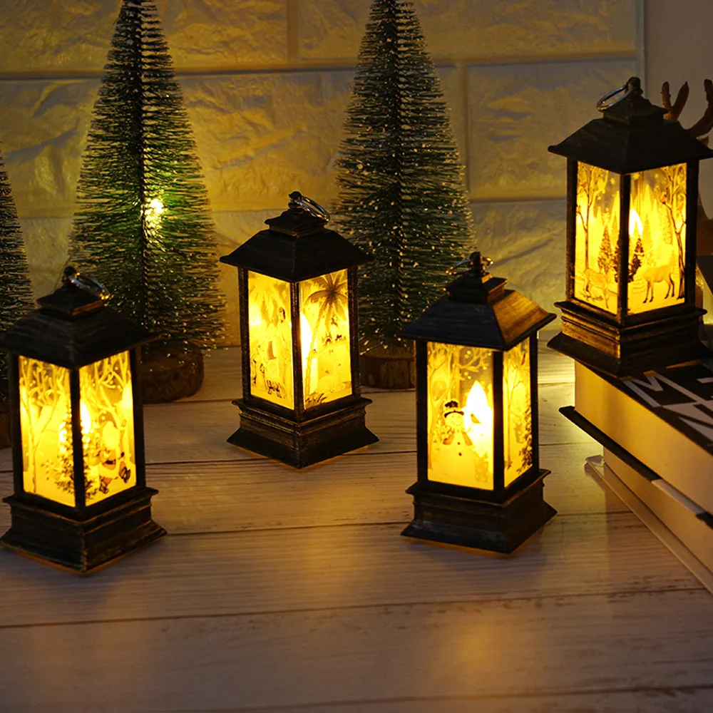 Горячие рождественские украшения для дома светодиодный 1 шт. Рождественская свеча с светодиодный свет чая свечи для Рождественского украшения# N