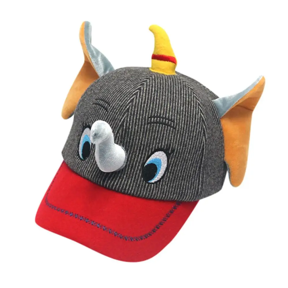 Милые шапочки для маленьких мальчиков и девочек, мягкая хлопковая кепка со слоном, кепка Кепка Солнцезащитная берет с новым брендом