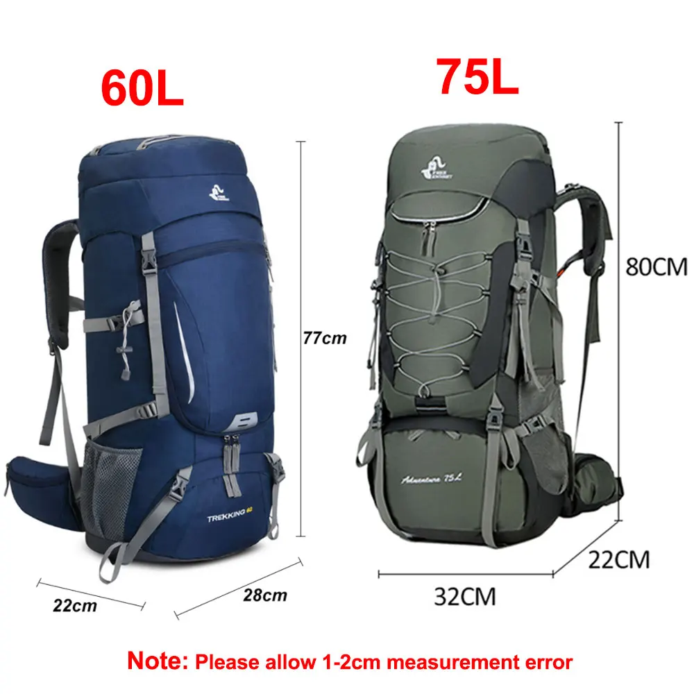 60 Litre Backpack Dimensions