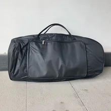 Универсальный Дышащий однотонный рюкзак из ткани Оксфорд для хранения, Аксессуары для инструментов, большая портативная Толстая губчатая защитная сумка-туба