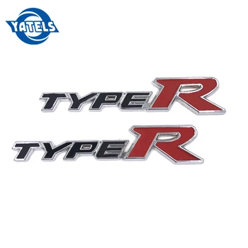 

3D Metal Sticker For Honda TYPER TYPE R Accord Civic CRV Fit Pilot HRV Stream Crider Greiz Insight CRZ Vezel Car Emblem Badge