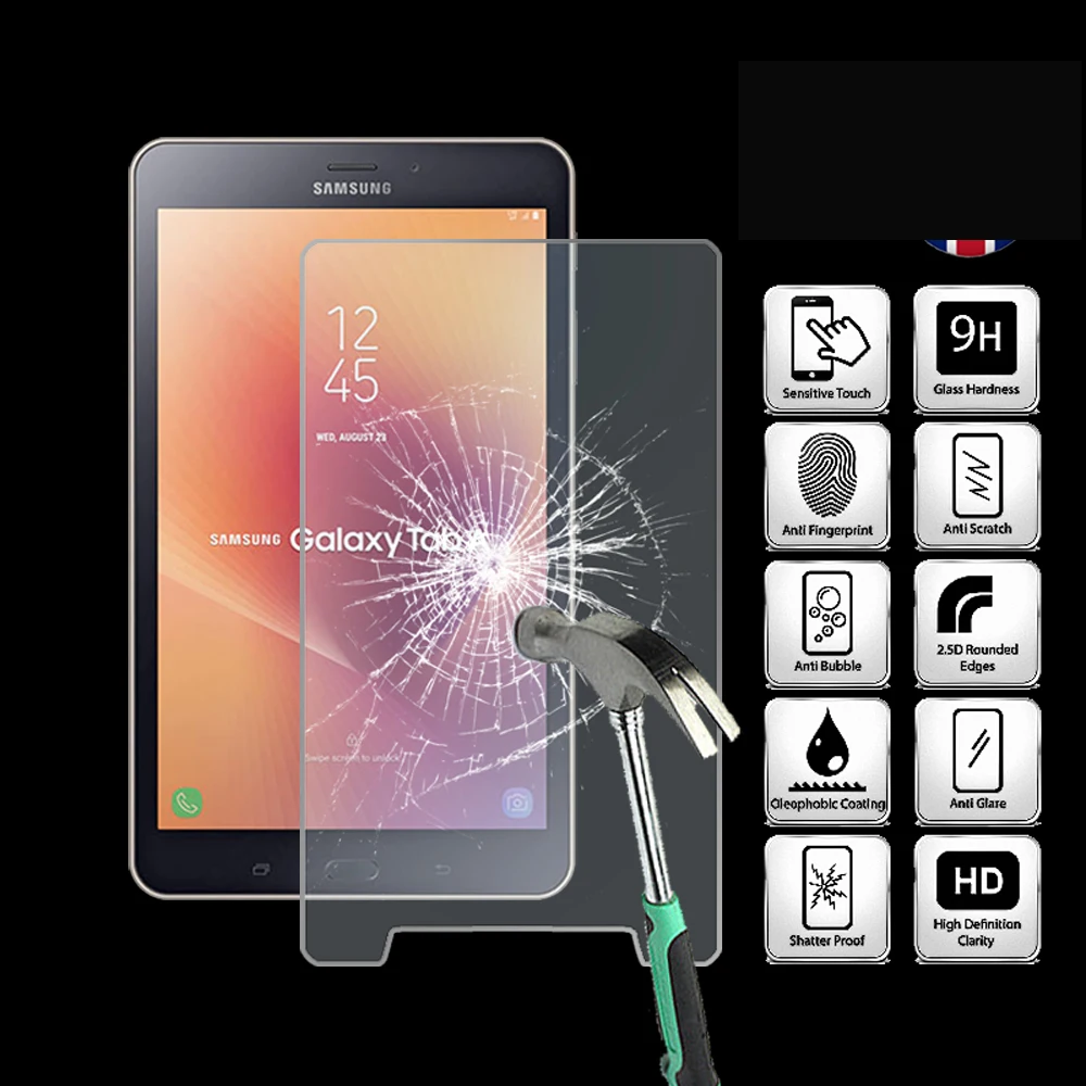 

For Samsung Galaxy Tab A 8.0 (2017) LIT T385 Tablet Ultra Clear Tempered Glass Screen Protector Anti Fingerprint Proective Film