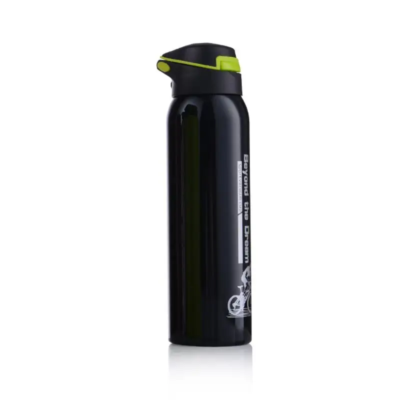 

500 ml New Stainless Steel Small Bouncing Cover Insulation Cup Mountain Bike Riding Sports Warm Cold Insulation Bottle