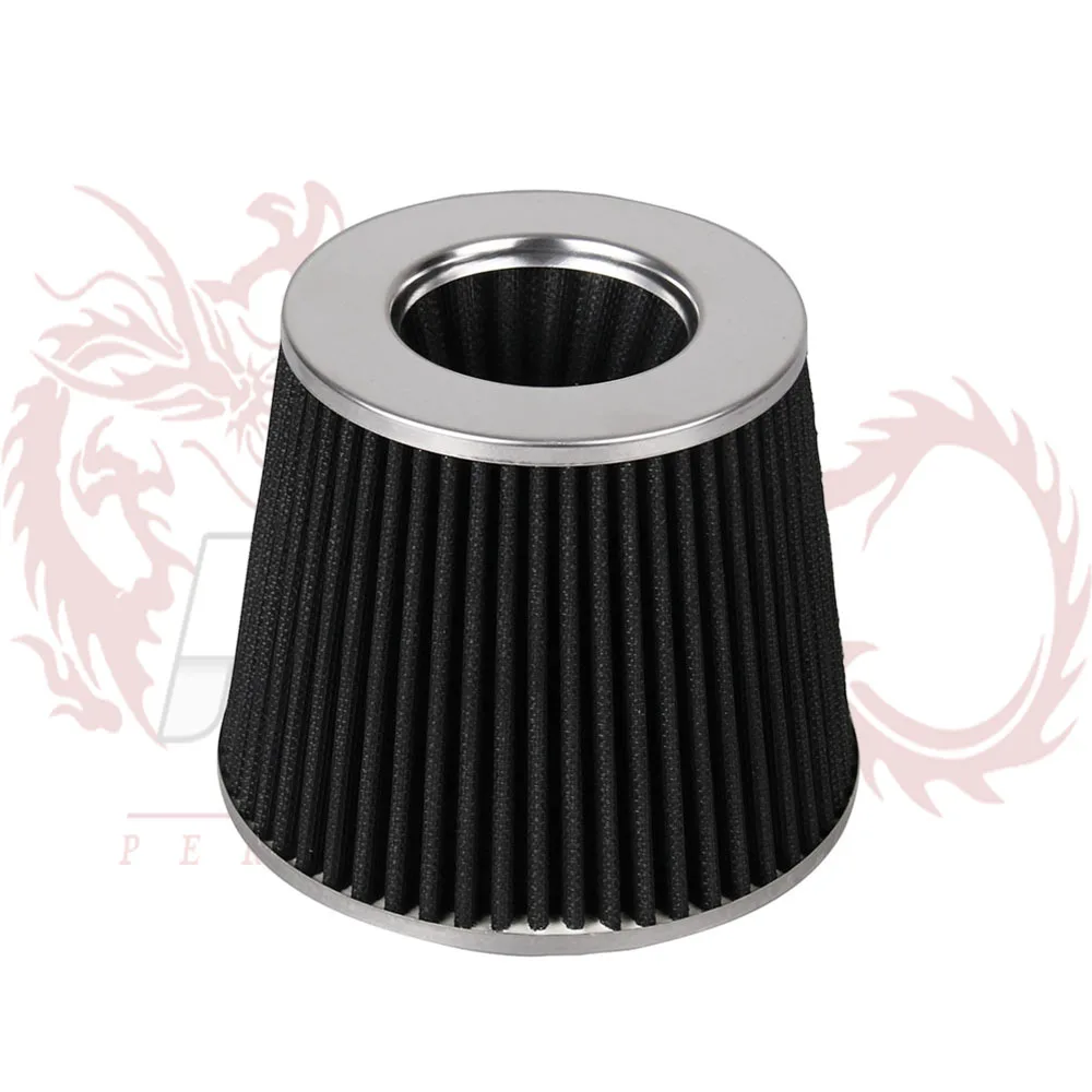 3inch/76mm Car Universal Aluminum Air Intake pipe kit+Air FILTER Duct