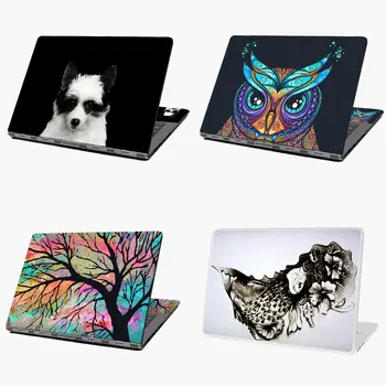 

Fish with Hibiscus laptop skin stickers 15.6" notebook sticker computer decal 17" 14" 13"for mac pro xiaomi lenovo hp