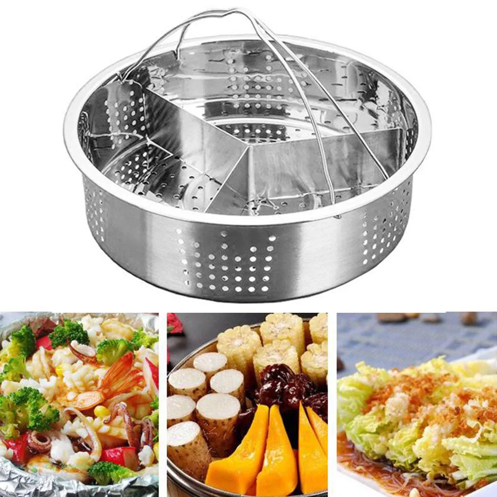 

Separator Removable Grid Basket Practical With Handle Divider Stainless Steel Pot Accessories Kitchen Tool Trio Separator Set