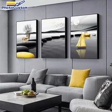 

PhotoCustom Coloring By Numbers Abstract Picture Paint By Numbers Canvas Painting Acrylic paints Home Decor Wall Art