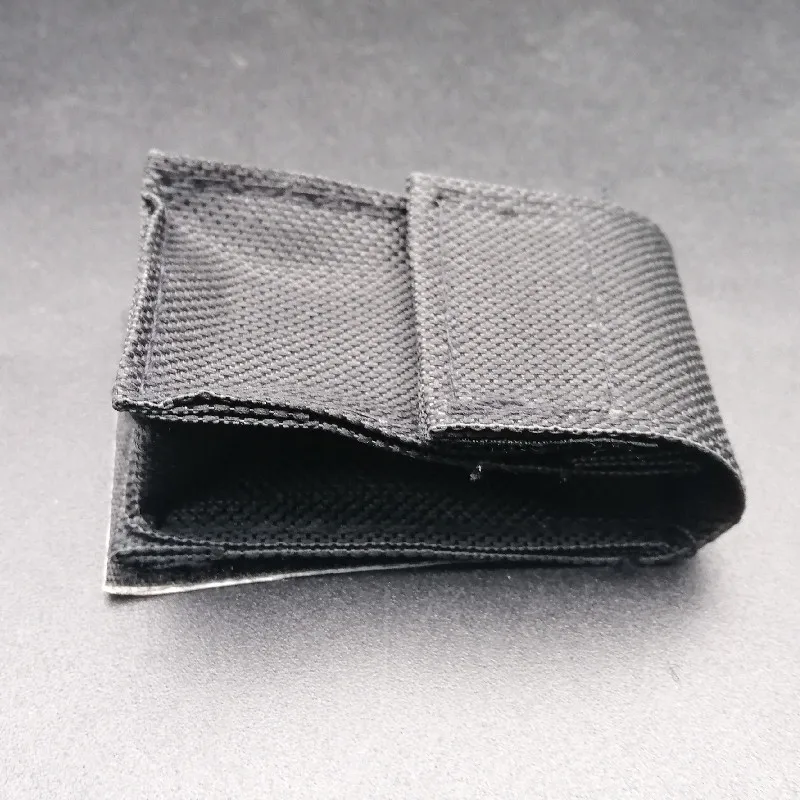 10Pcs Cloth Battery Holder for 9V 6F22 Battery Black