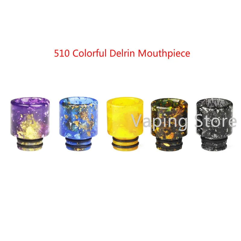 Мундштук Delrin с дрип-типом Haku RTA saff Gear SiChro RDA 510 Радужный наконечник на заказ |