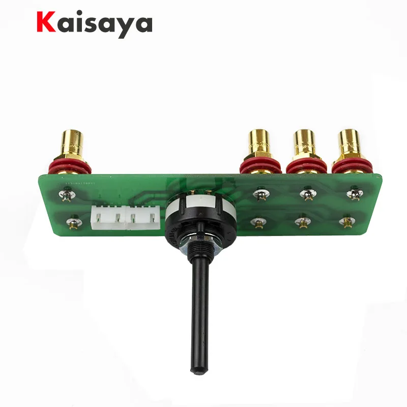 LORLINUK2channel3speedaudioinputselectorswitchcopperplated