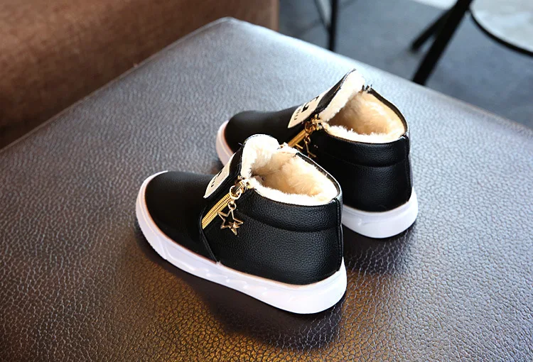 Chaussures Enfants/зимние сапоги для мальчиков и девочек; модные детские зимние сапоги; низкие короткие сапоги; детские зимние сапоги; Chaussure Enfant Hiver