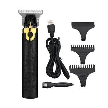 

T-shaped alloy sharp angle cutter head USB Electric Hair Clipper Shave Trimmer for Men Barber Hair Cutting Machine Fast Charging