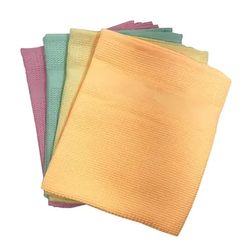 

4PC Microfiber Cleaning Cloth Reusable Cleaning Cloth for cleaning Micro fiber wipe table kitchen towel Washing Towel tool