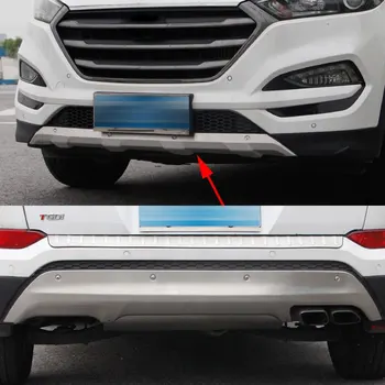 

High Quality Stainless Steel Front And Rear Bumpers For Hyundai Tucson 2015 2016 2017 2018 Car Protective Cover