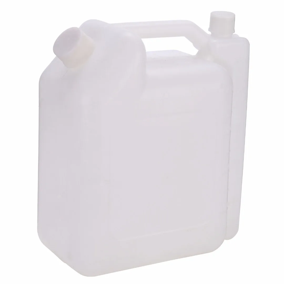 4L Gas Chainsaw Oil Fuel Petrol 2-Stroke Mixing Bottle Container 25:1 20:1 White High density PE Chainsaw Brushcutter Portable