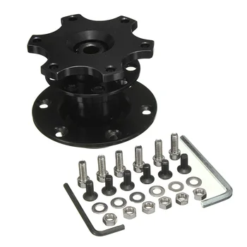 

Universal Steering Wheel Quick Release Hub Racing Adapter Snap Off Boss Kit For 6 hole Steering Wheel Hub