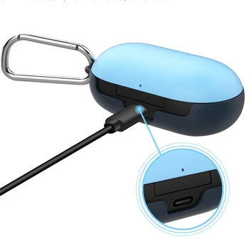 

Fashion Wireless Earphone Flip Bag Open Protective Shell Dust Guard Case Cover Hard PC For Samsung Galaxy Buds for Charging Box