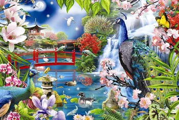 

Embroidery Counted Cross Stitch Kits Needlework - Crafts 14 ct DMC Color DIY Arts Handmade Decor -animals zoo 2